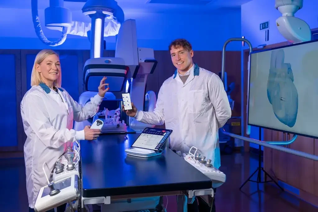 Medtronic R&D engineering managers Fionnuala Mannion and Shane Cooney in Galway, where the group is establishing a European software development hub. Photograph: Andrew Downes/Xposure