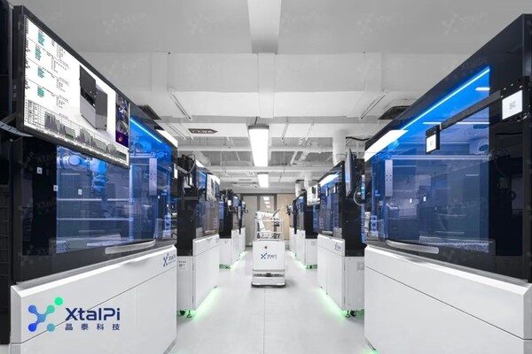 晶泰科技位于深圳、上海的自动化实验室已颇具规模 晶泰科技位于深圳、上海的自动化实验室已颇具规模