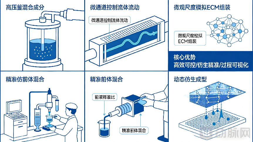 组织工程皮肤膜片生产工艺示意图.png