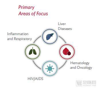 吉利德主要专注的领域.PNG